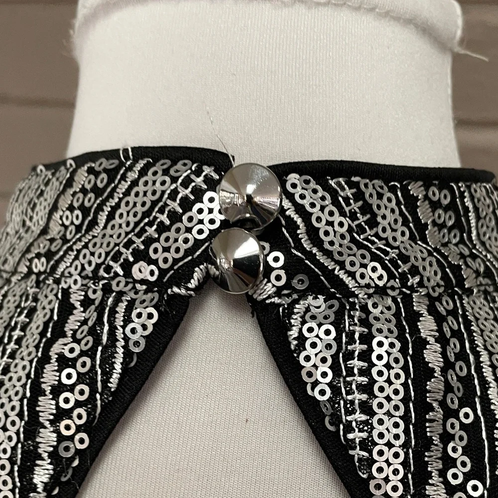 Guess silver sequin - cut out back dress 6 - Picture 11 of 16